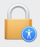 An icon of a yellow lock